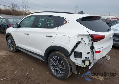 2020 Hyundai Tucson Ultimate z USA, uszkodzony, nr VIN KM8J3CAL0LU145568